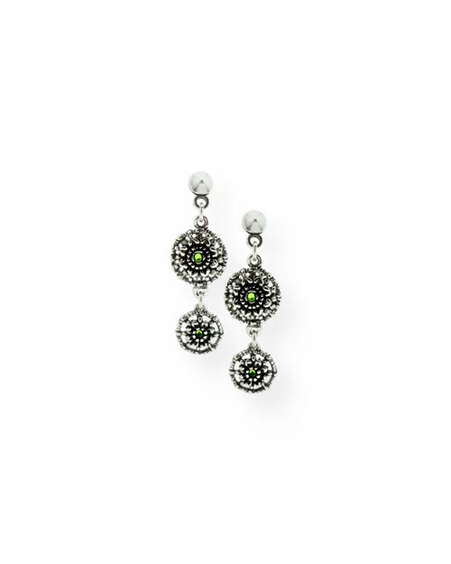 tralara PENDIENTES COLGANTES 2 MANDALAS